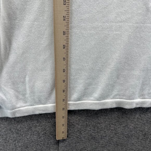 Vince Camuto Sweater Womens 2X Beige Cowl Neck Short Sleeve Lightweight Knit - Picture 7 of 14